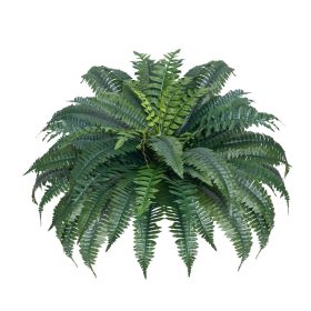 VEVOR Artificial Ferns 2 Pcs, Natural Spread Diameter 43-47 Inch, Large Hanging Artificial Boston Ferns, Fake Plant Wall Decor with 50 Branches