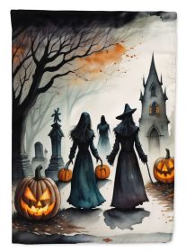 Vampires Spooky Halloween Garden Flag Mailbox Flag Decorative Yard Flag Banner Outside Patio Artwork Yard Flower Beds, Garden Size, Multicolor