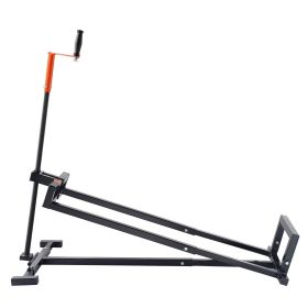VEVOR Ride on Lawn Mower Lift Jack, 880 Lbs Weight Capacity, Telescopic Maintenance Jack with Crank Handle & Power Tool Handle