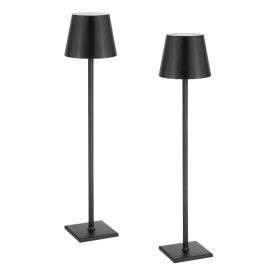 VEVOR Cordless Table Lamp, 2-Pack, 5200mAh Built-in Rechargeable Battery Desk Lamp, Stepless Dimming Up, 3 Adjustable Heights
