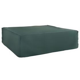 Large Patio Garden Furniture Set Cover 600D Oxford Square Waterproof, 90.6" L x 90.6" W x 27.6" H, Green