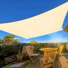 Prohibited From Sale On Amazon XISHAN 12'X12' Beige,Dark Green HDPE Sunshade Sail, 160 Grams (Option: 12X12ft-Beige)