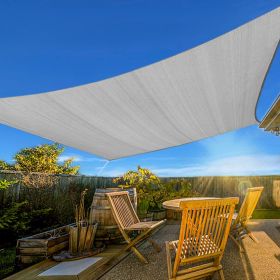 Prohibited From Sale On Amazon XISHAN 13'X20' Light Grey,Dark Grey,Mocha HDPE Sunshade Sail, 160 Grams (Option: 13X20ft-Light Grey)