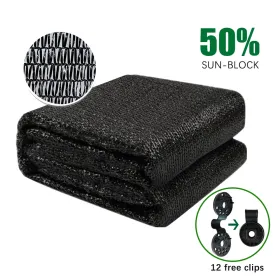 6ft*20ft Black Shade Net Fabric Provides Efficient Shading, Premium Materials, And An Enhanced Plant Growth Environment. (Option: 6ft20ft)